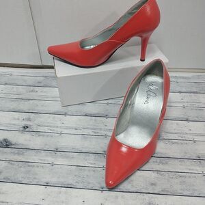 Le Dame Sexy Red Sissy   High Heels Woman's SZ 11D Men's SZ 9D